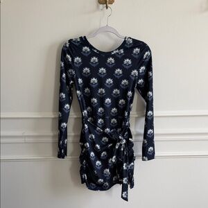 TCEC Navy Floral Tennis Dress/Skort